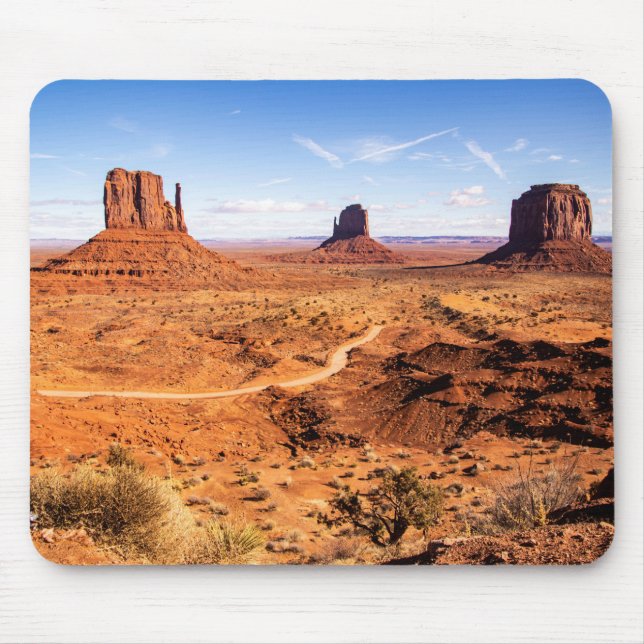 Alfombrilla De Ratón Monument Valley Mittens Arizona Mouse Pad (Frente)