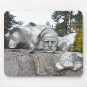 Alfombrilla De Ratón Monumento a Sibelius, Helsinki, Finlandia