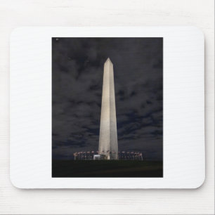 Alfombrilla De Ratón Monumento a Washington por la Noche Pegatina