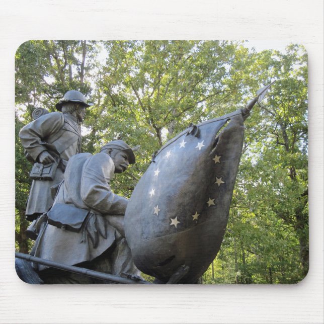 Alfombrilla De Ratón Monumento confederado de la guerra civil, campo de (Frente)
