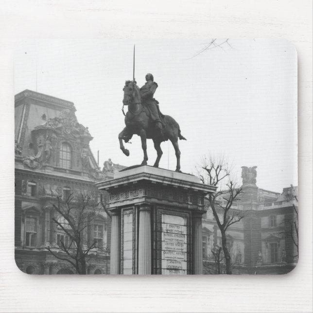 Alfombrilla De Ratón Monumento dedicado a general Lafayette (Frente)