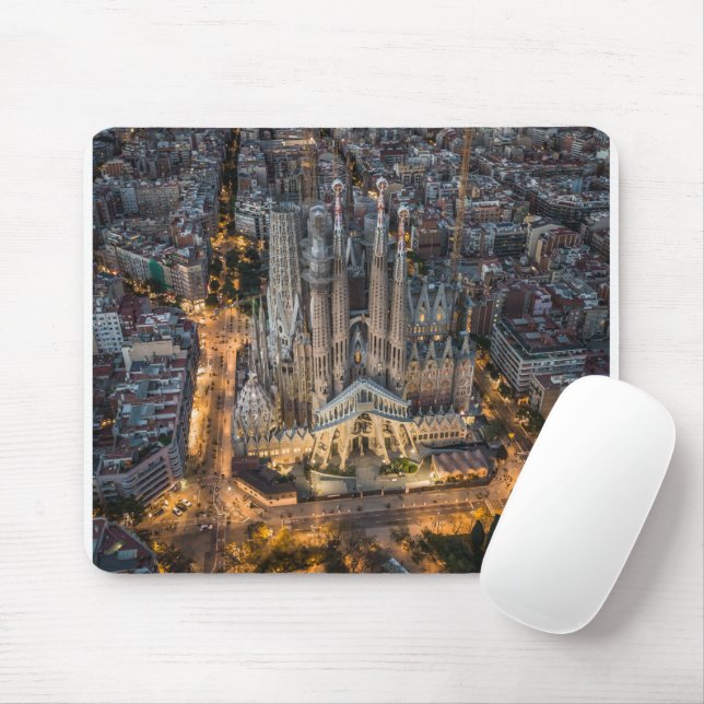 Alfombrilla De Ratón Monumentos | La Sagrada Familia (Con ratón)