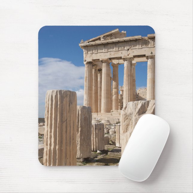 Alfombrilla De Ratón Monumentos | Partenón Acrópolis Atenas Grecia (Con ratón)
