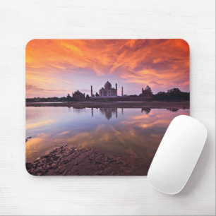 Alfombrilla De Ratón Monumentos   Taj Mahal Sunset