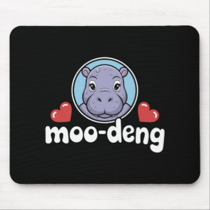 Alfombrilla De Ratón Moo Deng Cerdo Saltarín Imagen Tailandesa Bebé Hip