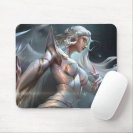 Alfombrilla De Ratón Moon Scorn Gaming Mousepad | Tema del guerrero noc