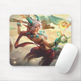 Alfombrilla De Ratón Moon Scorn Gaming Mousepad | Tema del guerrero noc