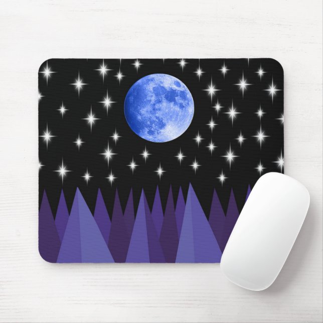 Alfombrilla De Ratón Moon Starlight Mousepad (Con ratón)