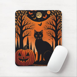 Alfombrilla De Ratón Moonlit Meow