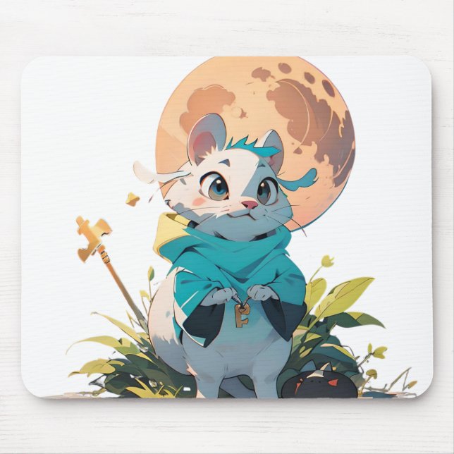 Alfombrilla De Ratón Moonlit Muse Mouse Mat (Frente)