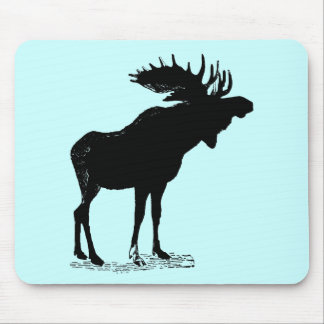 Alfombrilla De Ratón Moose Silhouette