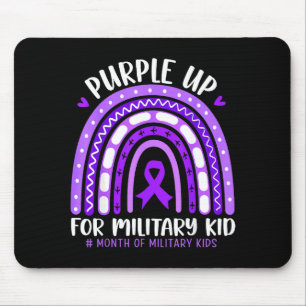 Alfombrilla De Ratón Morado para niños de militares niños pequeños muje