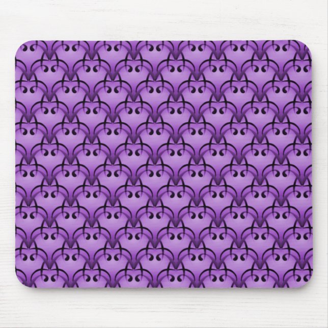 Alfombrilla De Ratón Morado Perfección Sofisticada Bliss Mousepad (Frente)