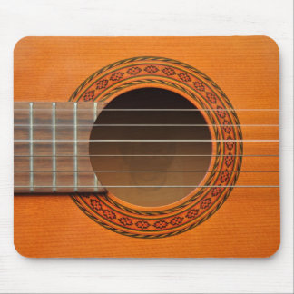 Alfombrilla De Ratón Moreno anaranjado de la guitarra clásica