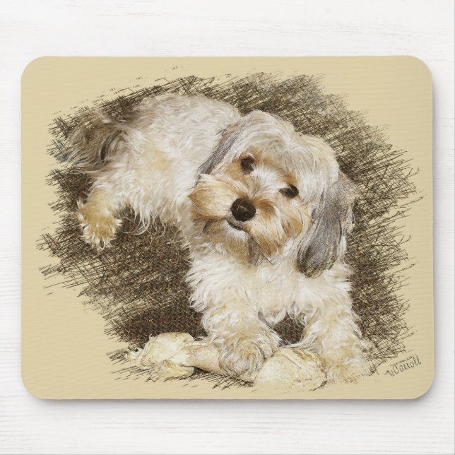 Alfombrilla De Ratón Morkie Mousepad (Frente)