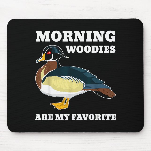 Alfombrilla De Ratón Morning My Favorite Duck Hunting Funny Hunter  (Frente)