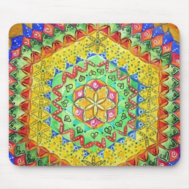 Alfombrilla De Ratón Mosaico (Frente)