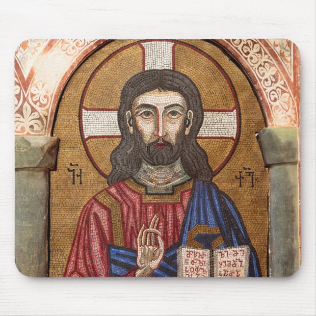 Alfombrilla De Ratón Mosaico antiguo de Jesús (Frente)