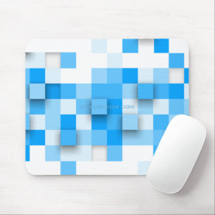 Alfombrilla De Ratón mosaico de cuadros de SlipperyJoe moderno de tres-