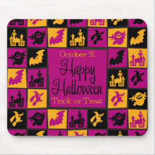 Alfombrilla De Ratón Mosaico de Halloween