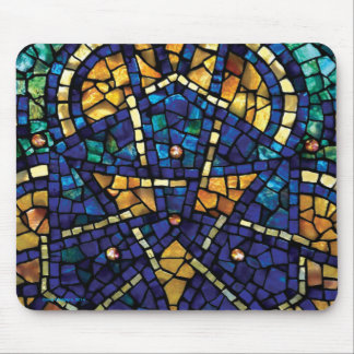 Alfombrilla De Ratón Mosaico Mousepad "caleidoscopio " del vitral