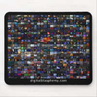 Mosaico X.25 de la blasfemia 25 de Digitaces