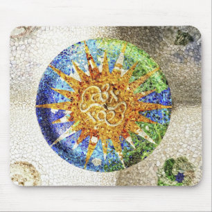 Alfombrilla De Ratón Mosaicos Park Guell Mousepad