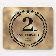 Mosepad de 2º aniversario de Gold Business