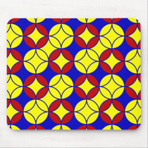 Alfombrilla De Ratón MOSEPAD DE Círculos primarios-10 COMPUTADORAS