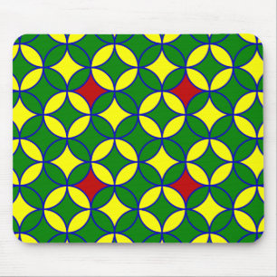 Alfombrilla De Ratón MOSEPAD DE Círculos primarios-11-COMPUTADORA