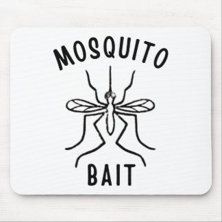 Alfombrilla De Ratón Mosquito Bait Funny Camping Campfire Outdoors Bug 