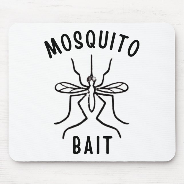 Alfombrilla De Ratón Mosquito Bait Funny Camping Campfire Outdoors Bug  (Frente)