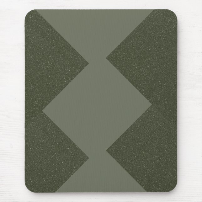 Alfombrilla De Ratón Moss Green Geometric Mousepad (Frente)