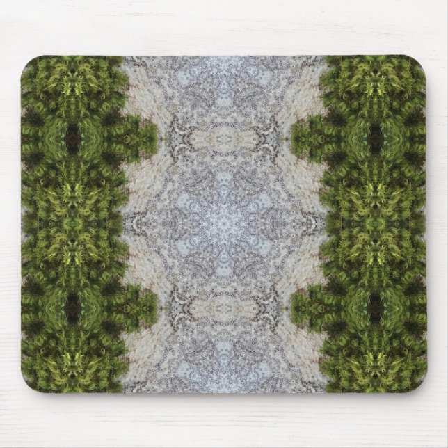 Alfombrilla De Ratón Moss verdes y arte de la naturaleza terrestre (Frente)