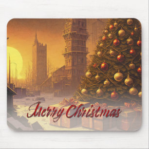 Alfombrilla De Ratón Motif Navidades apocalípticos, con presentes