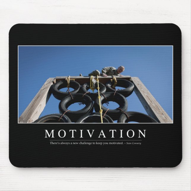 Alfombrilla De Ratón Motivación: cita Inspiradora (Frente)