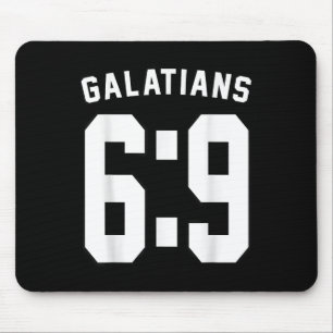 Alfombrilla De Ratón Motivación cristiana de Jersey Deportivo 6_9 para 