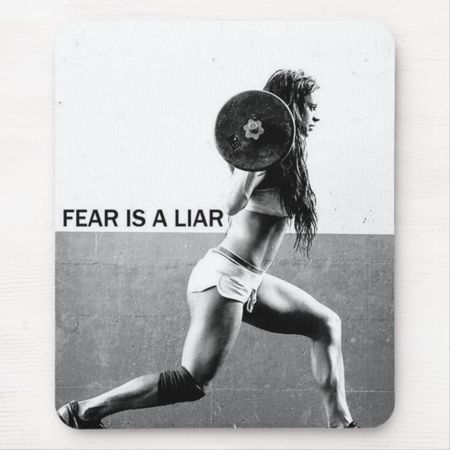 Alfombrilla De Ratón Motivación de gimnasio (Frente)