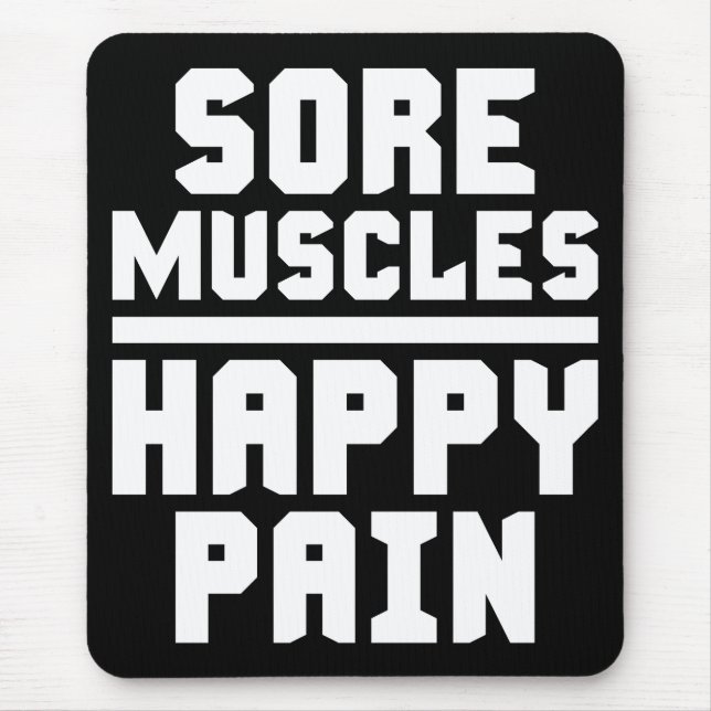 Alfombrilla De Ratón Motivación de gimnasio (Frente)