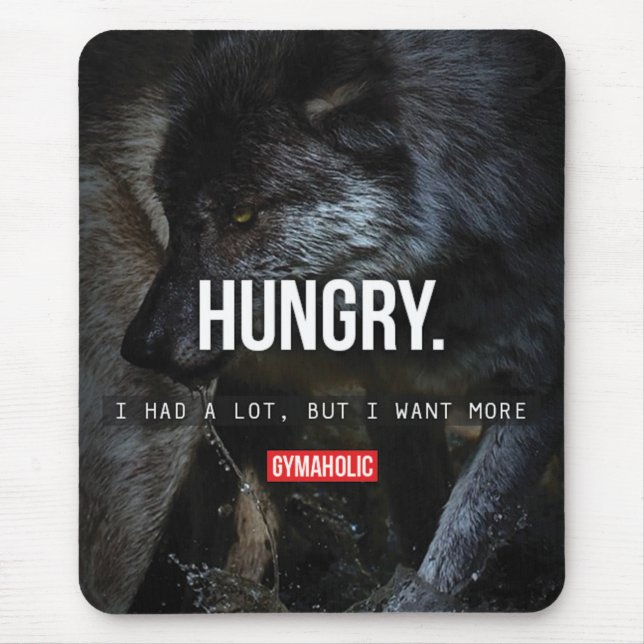 Alfombrilla De Ratón Motivación de gimnasio (Frente)