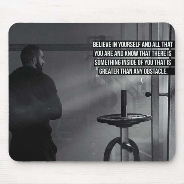 Alfombrilla De Ratón Motivación del entrenamiento (Frente)