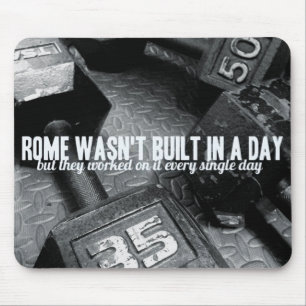 Alfombrilla De Ratón Motivación del gimnasio de construcción de cuerpos