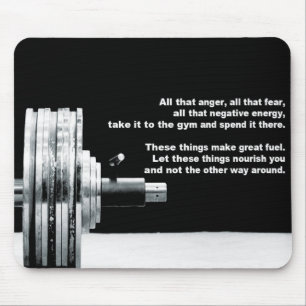 Alfombrilla De Ratón Motivación del gimnasio del entrenamiento de la