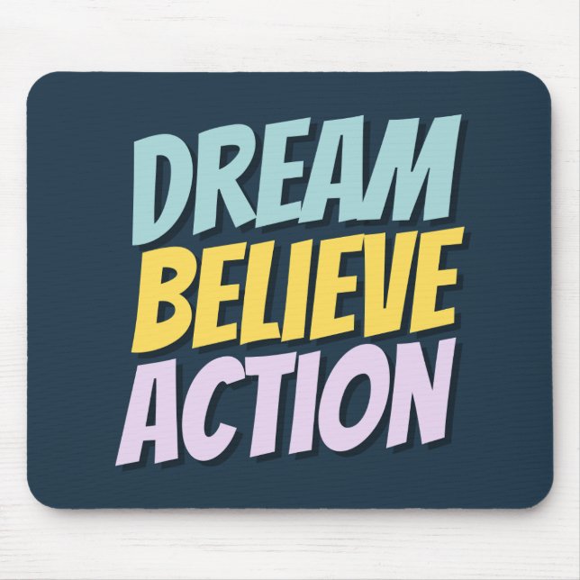 Alfombrilla De Ratón Motivational Quote Mousepad  (Frente)