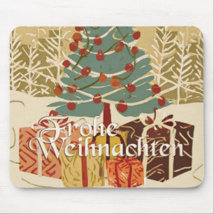 Alfombrilla De Ratón Motivo de Navidad, con regalos bajo el árbol de Na