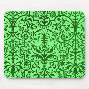 Alfombrilla De Ratón Motivo victoriano en verde