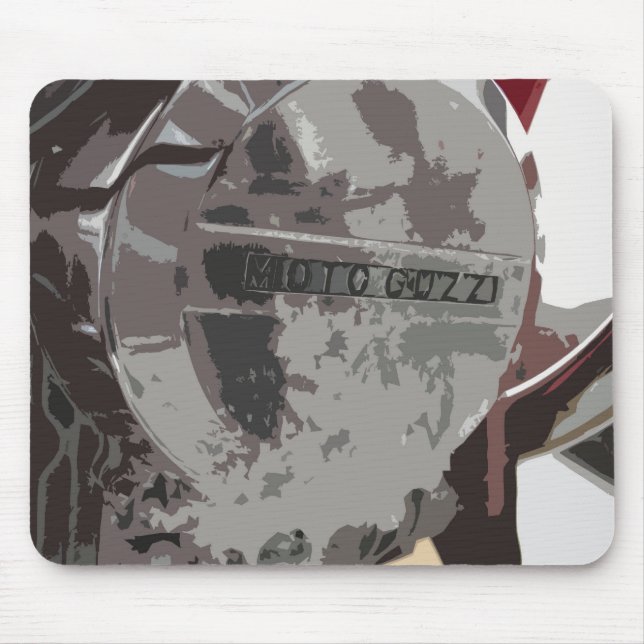 Alfombrilla De Ratón Moto Guzzi Mousepad (Frente)