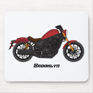 Alfombrilla De Ratón motocicleta estilo crucero Guay