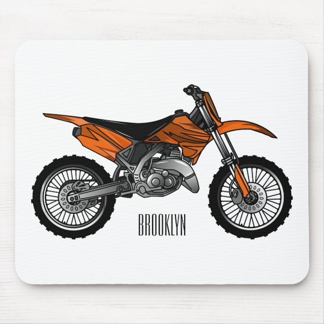 Alfombrilla De Ratón Motocicleta sucia fuera de carretera / motocross p (Frente)