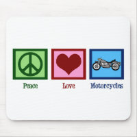 Motocicletas del amor de la paz